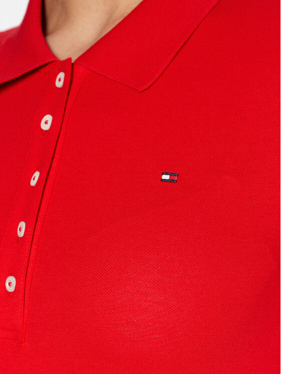 Tommy Hilfiger crvena ženska polo majica (WW0WW37823-SNE) 4