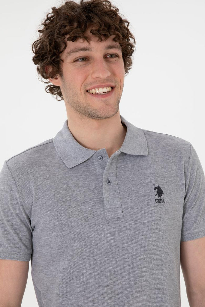 U.S. Polo Assn. siva muška majica s kratkim rukavima-[SKU]