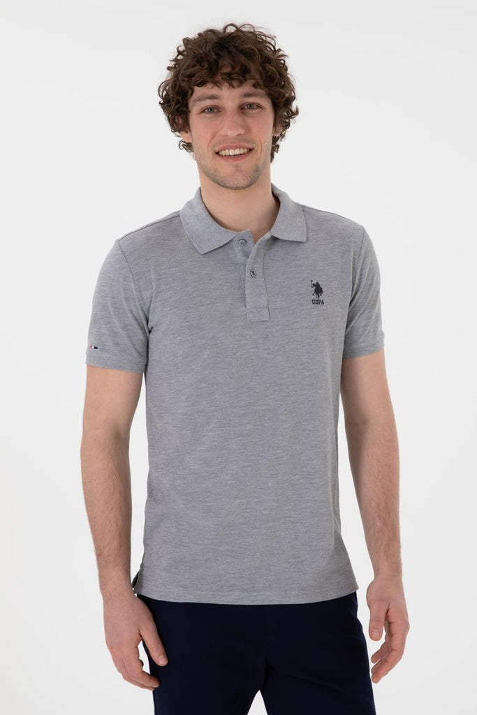 U.S. Polo Assn. siva muška majica s kratkim rukavima-[SKU]