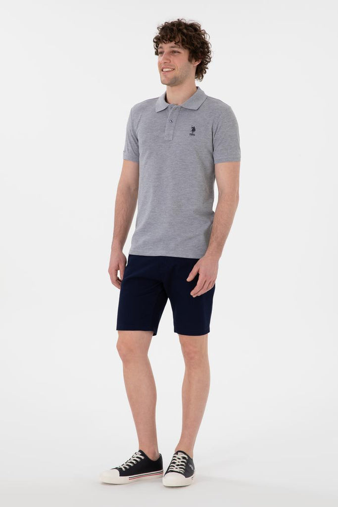 U.S. Polo Assn. siva muška majica s kratkim rukavima-[SKU]