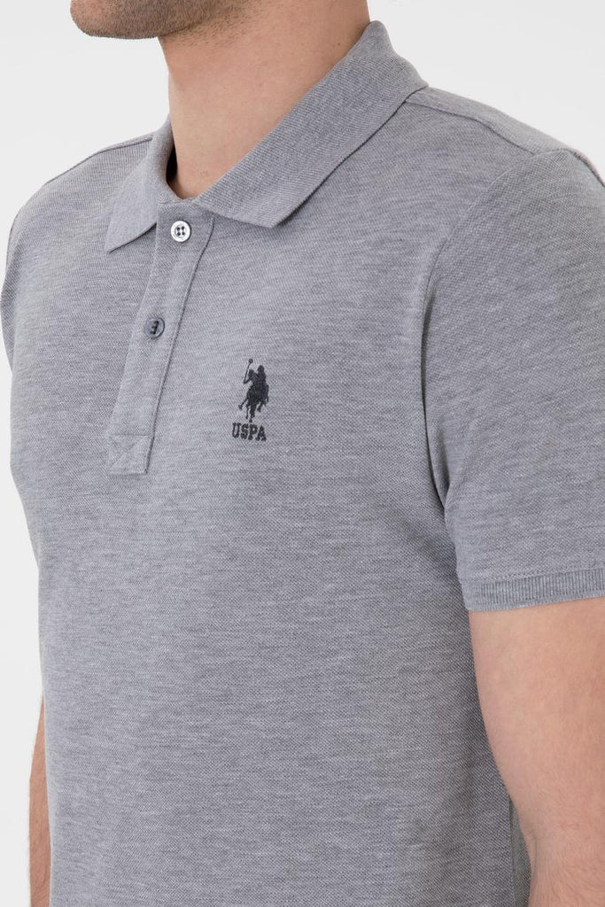 U.S. Polo Assn. siva muška majica s kratkim rukavima-[SKU]