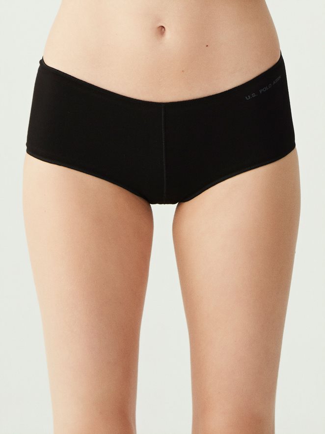 U.S. Polo Assn. višebojne ženske boyshort gaćice u crnoj, bež, bijeloj, crvenoj i roza boji (5 kom)