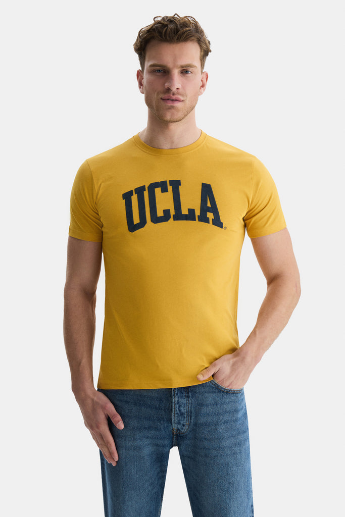 UCLA žuta muška majica s natpisom kratkih rukava