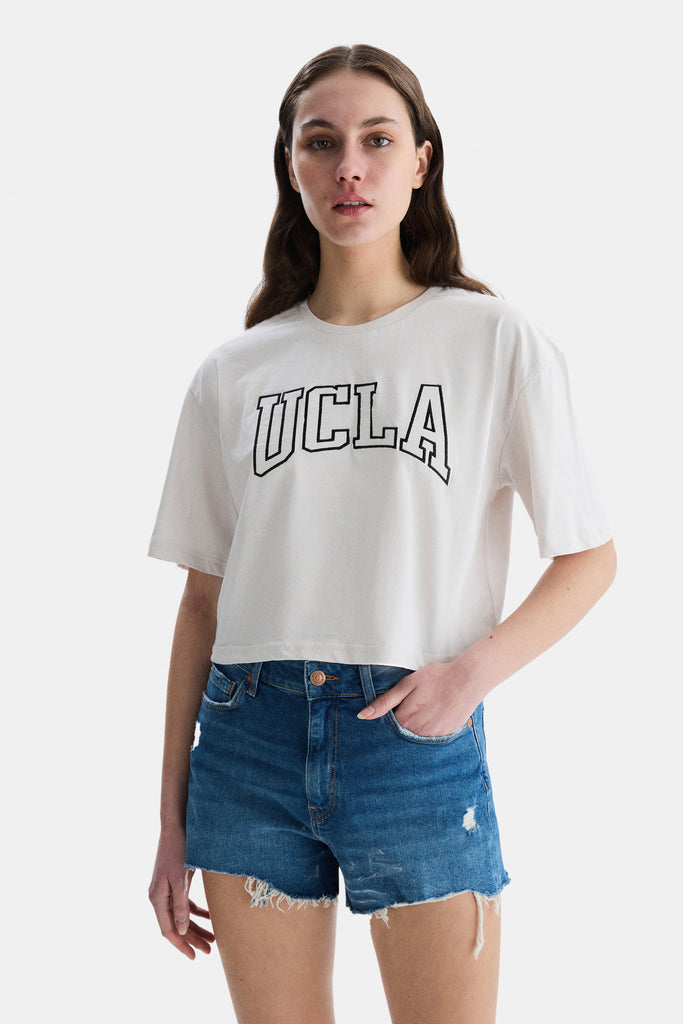 UCLA bijela ženska majica s kratkim rukavima
