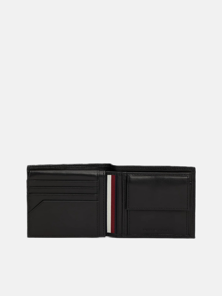 Tommy Hilfiger crni muški novčanik od kože-[SKU]