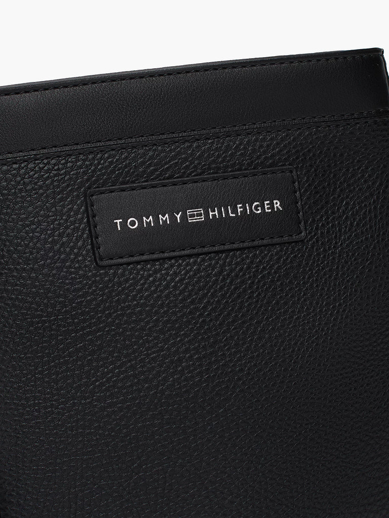 Tommy Hilfiger crna muška torba sa teksturiranom površinom-[SKU]