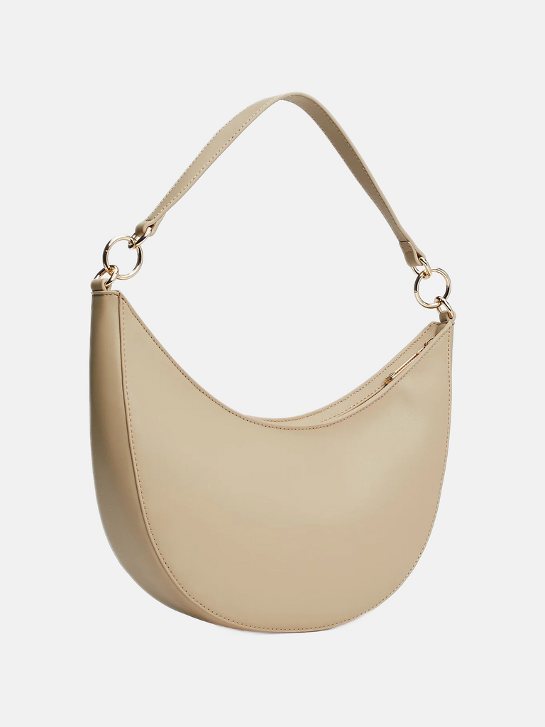 Tommy Hilfiger bež ženska torba s elegantnim oblikom-[SKU]