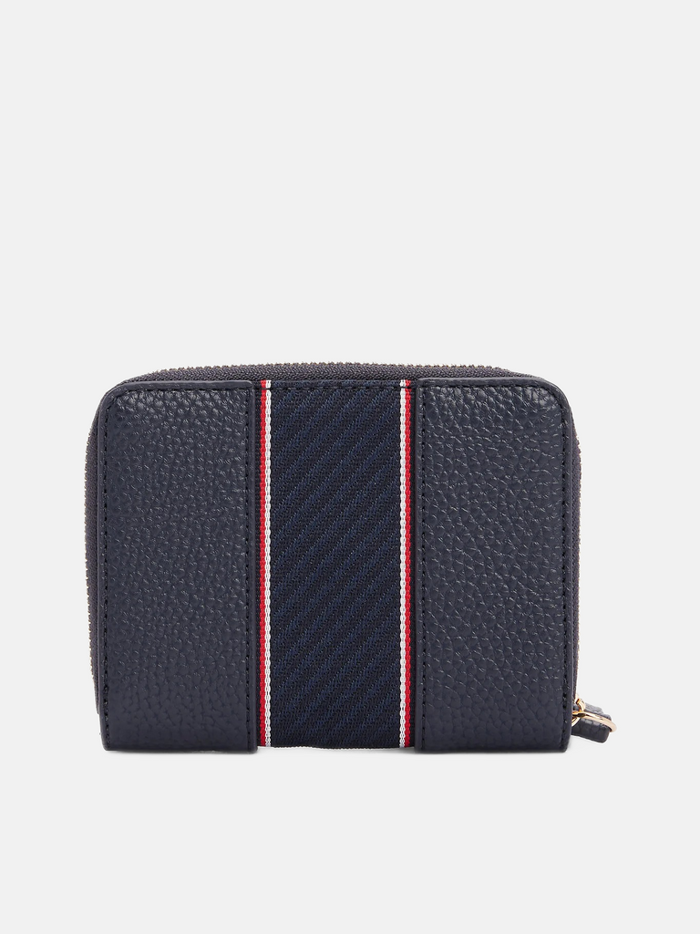 Tommy Hilfiger plavi ženski novčanik sa prugastim detaljima-[SKU]