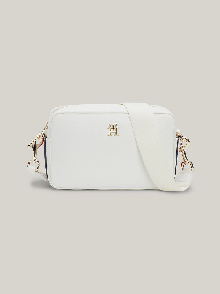 Tommy Hilfiger bijela ženska torba s lančanim remenom-[SKU]