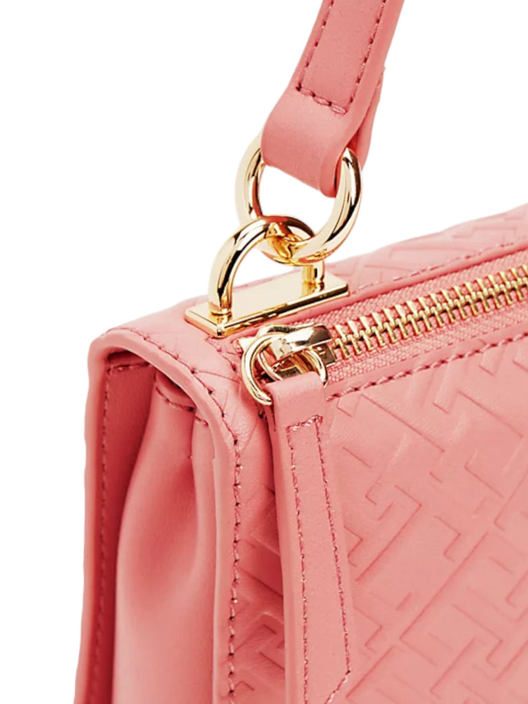Tommy Hilfiger roza ženska torba s lančanim remenom-[SKU]