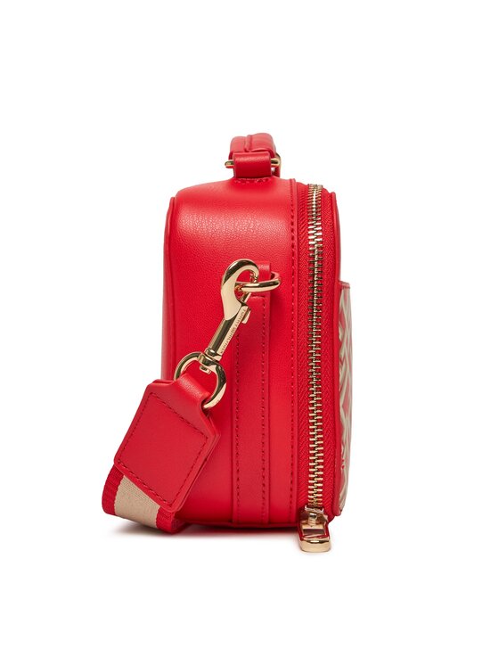 Tommy Hilfiger crvena ženska torba monogram uzorka-[SKU]