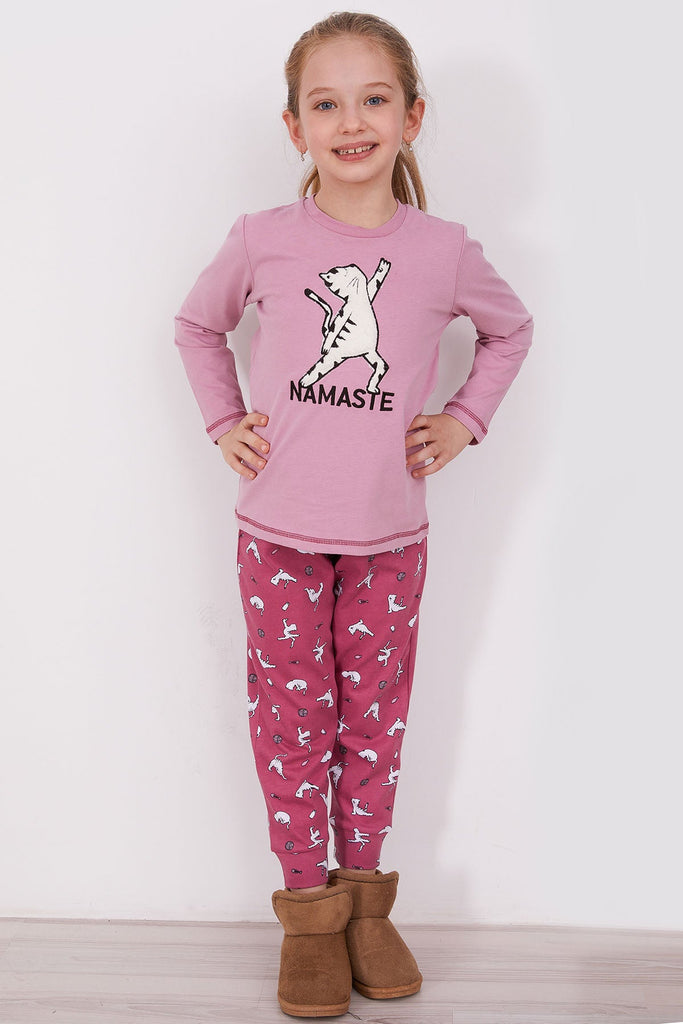 Arnetta ljubičasta pidžama za djevojčice (AR2188-2-Marginn) 1