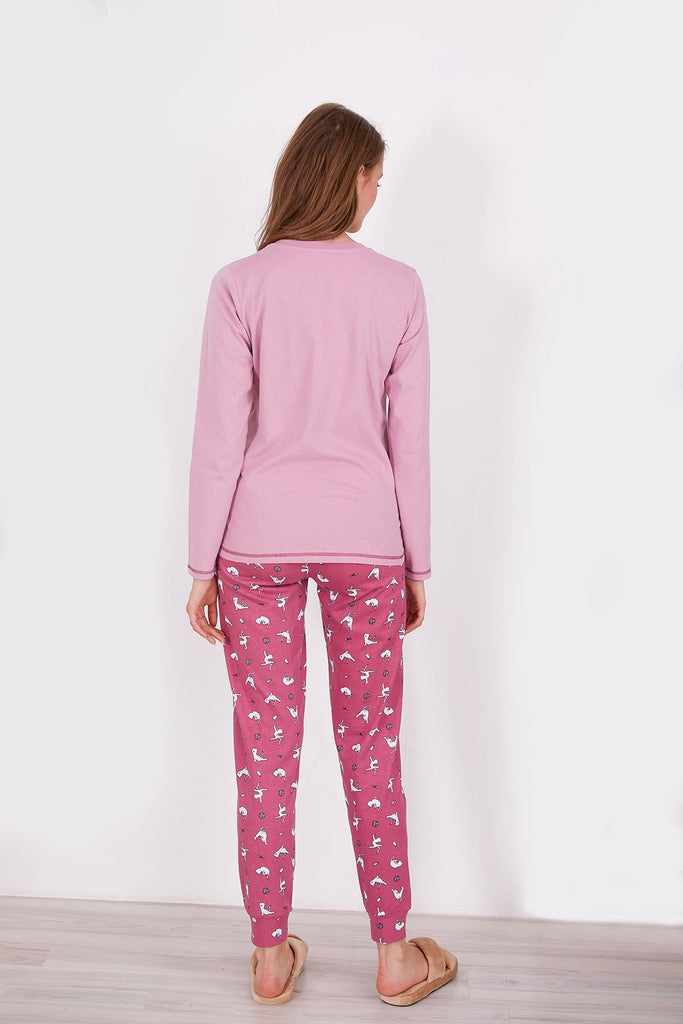 Arnetta ljubičasta ženska pidžama (AR2188-S-Lilac) 4