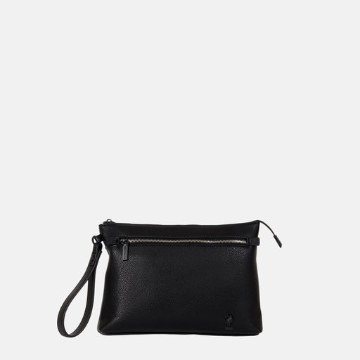 U.S. Polo Assn. crna muška torba sa teksturom-[SKU]