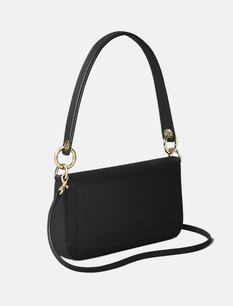 Calvin Klein crna elegantna ženska torba sa diskretnim logom-[SKU]