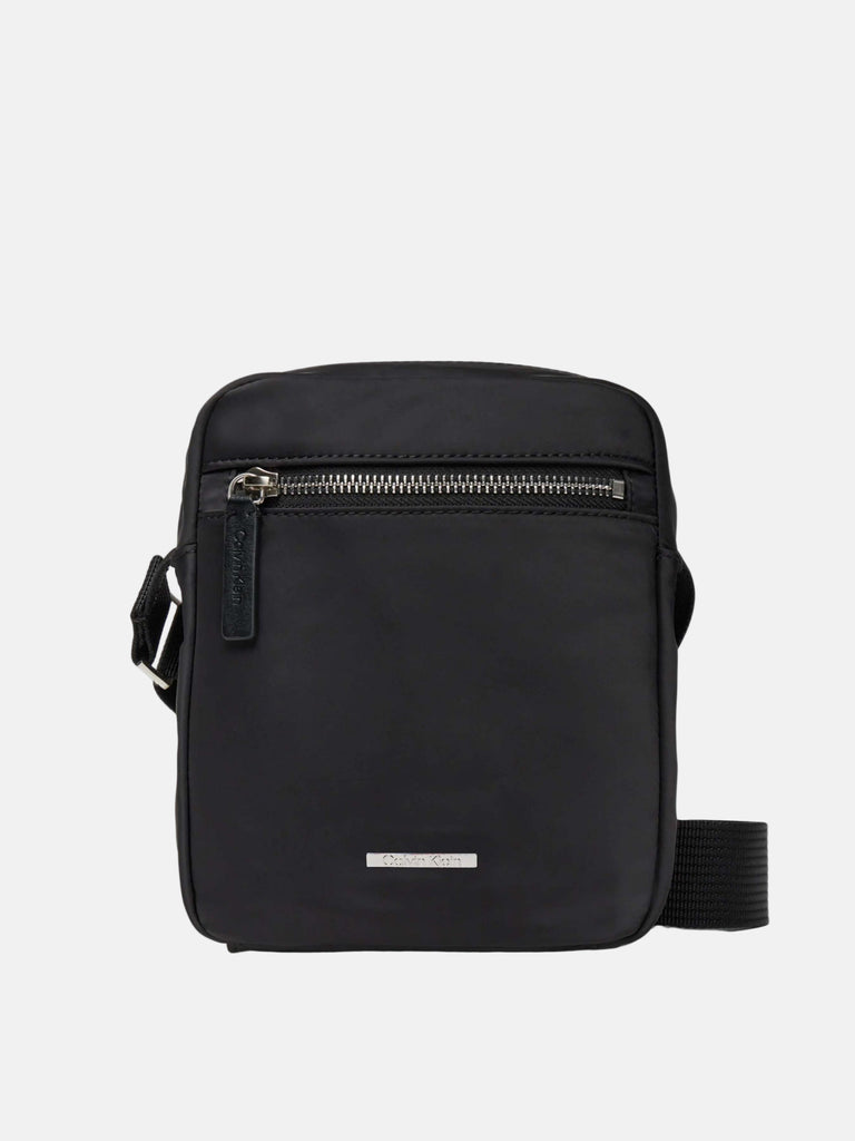 Calvin Klein crna muška platnena torba-[SKU]