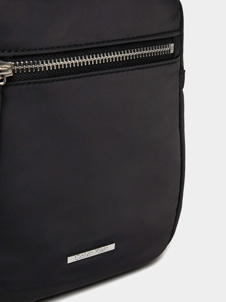 Calvin Klein crna muška platnena torba-[SKU]