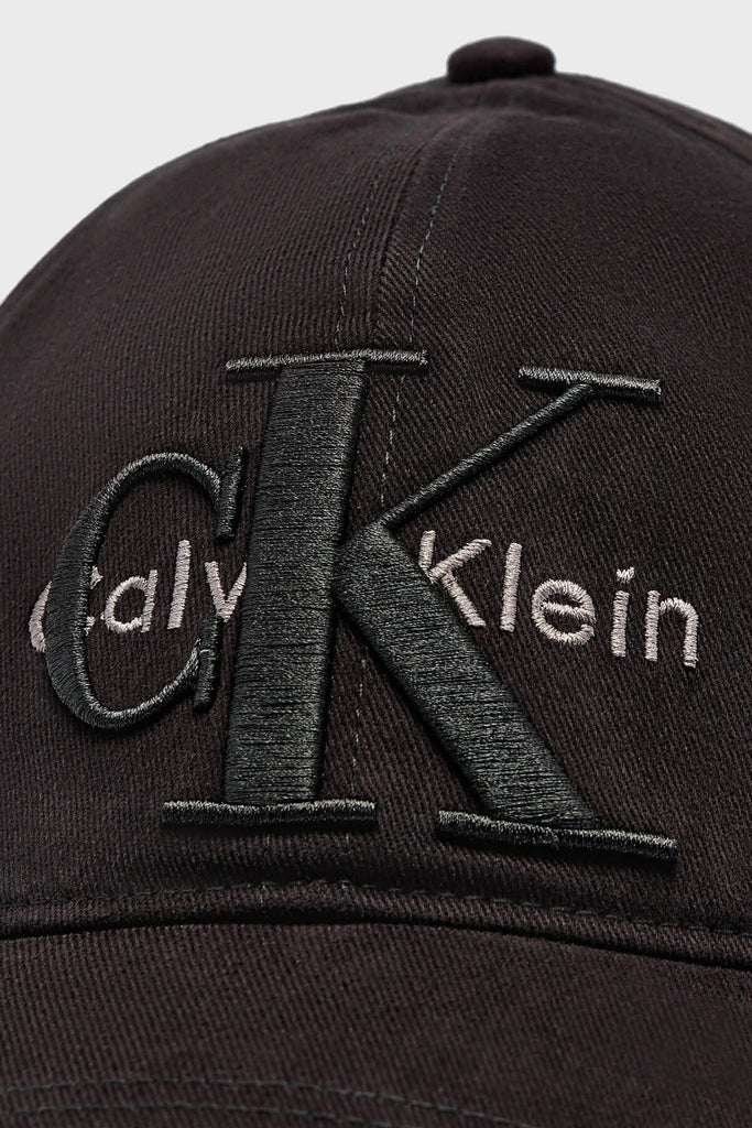Calvin Klein crna muška kapa sa velikim logom-[SKU]