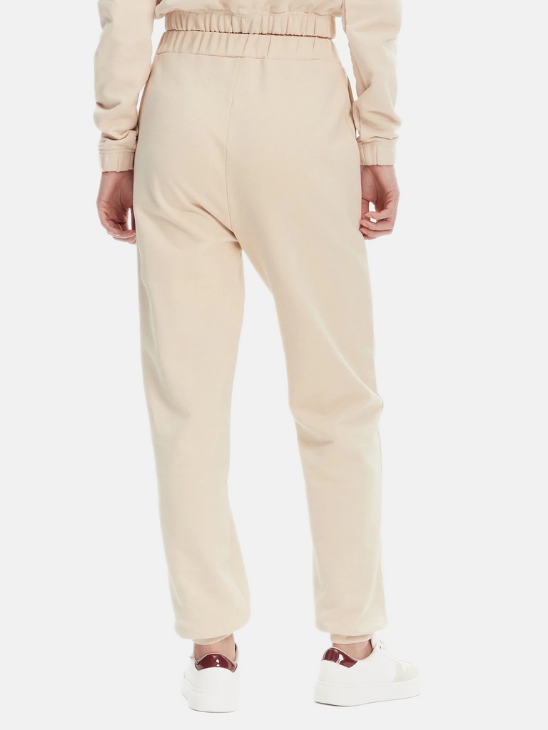 Calvin Klein bež ženska trenerka s visokim strukom-[SKU]