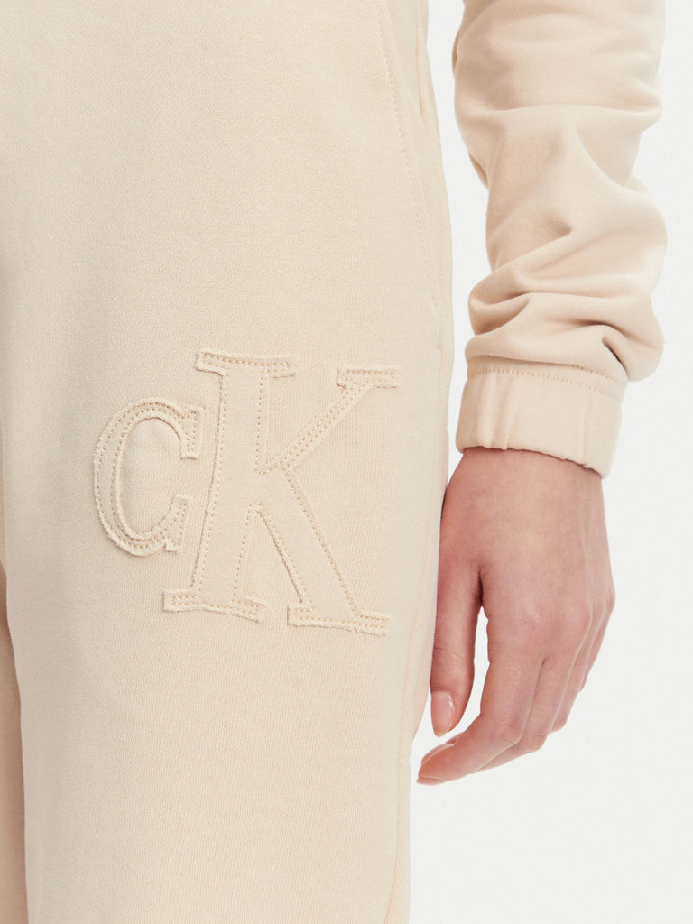 Calvin Klein bež ženska trenerka s visokim strukom-[SKU]