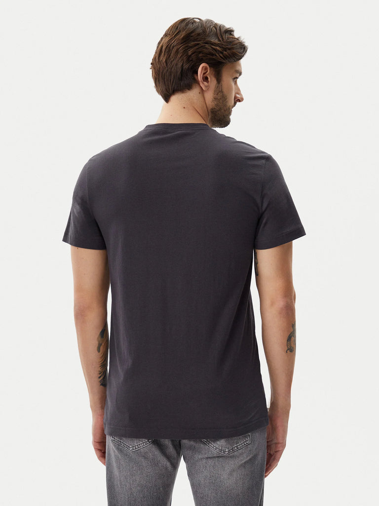 Calvin Klein crna muška majica s grafičkim detaljem-[SKU]
