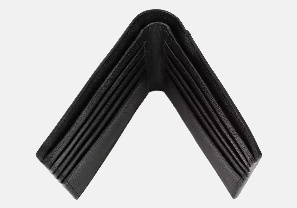 Calvin Klein crni muški novčanik sa više pretinaca za kartice-[SKU]