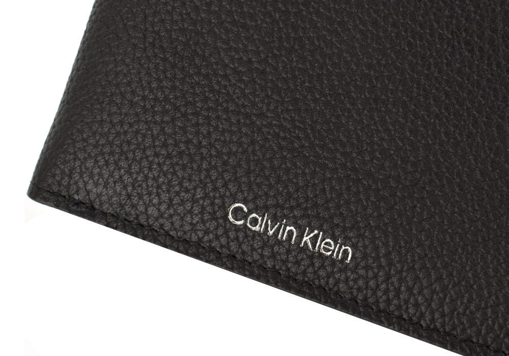 Calvin Klein crni muški novčanik sa više pretinaca za kartice-[SKU]