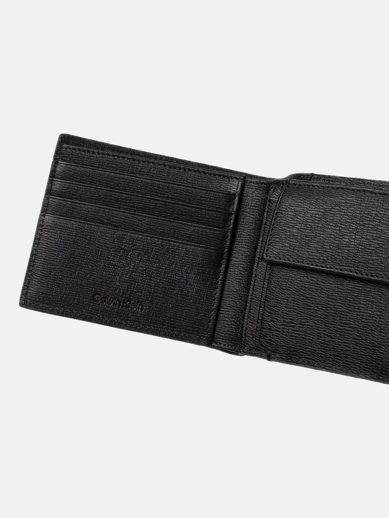Calvin Klein crni muški novčanik sa pretincem za sitan novac-[SKU]