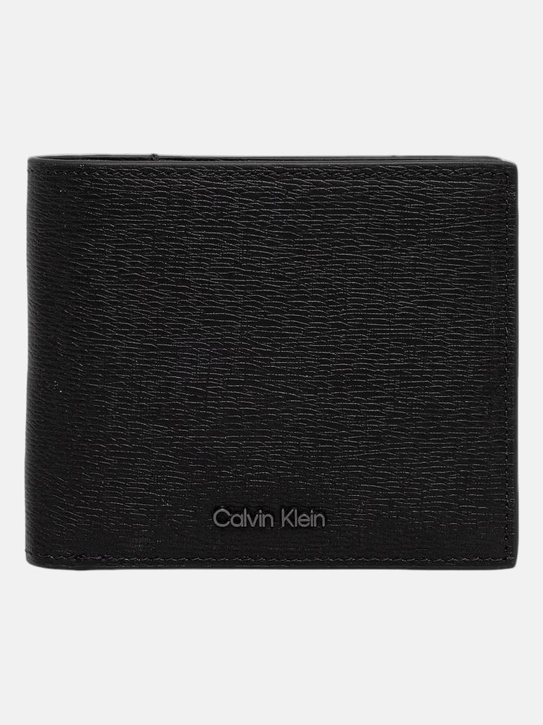 Calvin Klein crni muški novčanik sa pretincem za sitan novac-[SKU]