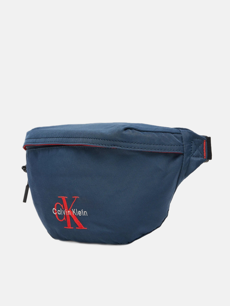 Calvin Klein plava muška torba sa crvenim detaljima-[SKU]