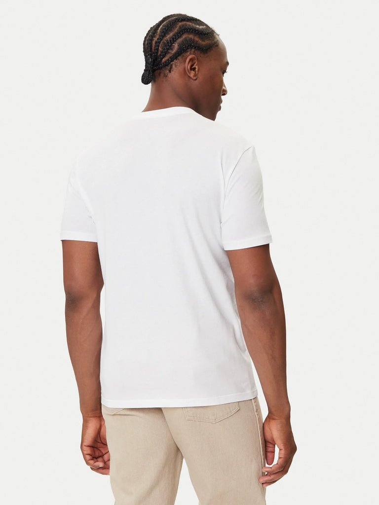 Calvin Klein bijela muška majica sa velikim logom-[SKU]