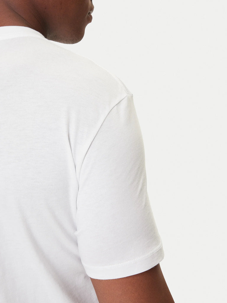 Calvin Klein bijela muška majica sa velikim logom-[SKU]