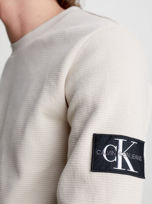 Calvin Klein bež muška majica (J30J316610-ACF) 3