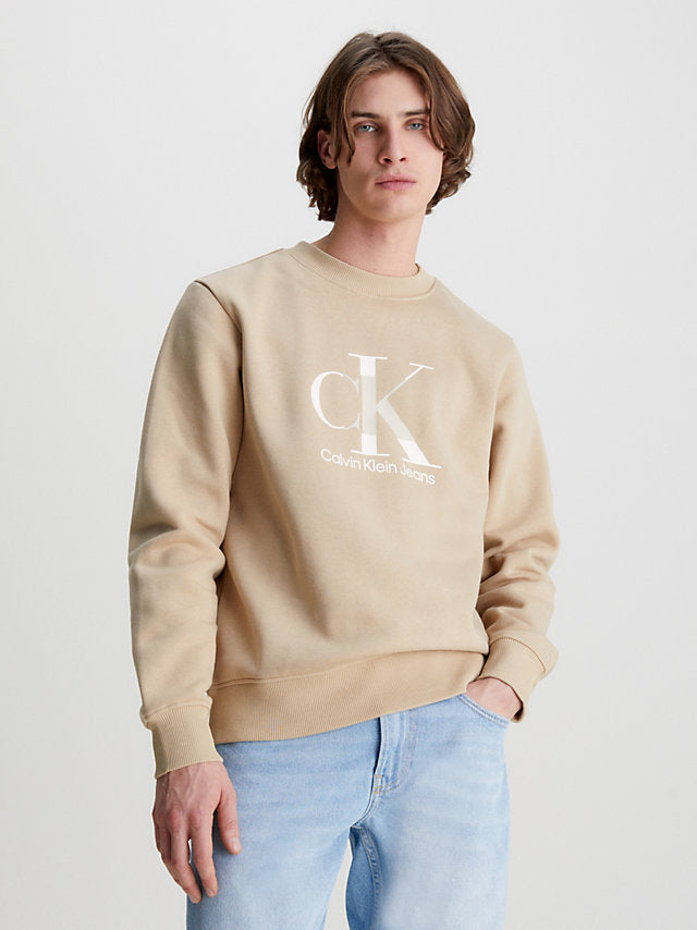 Calvin Klein bež muška majica (J30J323298-PF2) 1