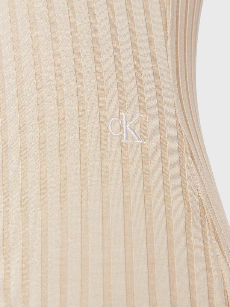 Calvin Klein bež ženska haljina (J20J220745-ACI) 4