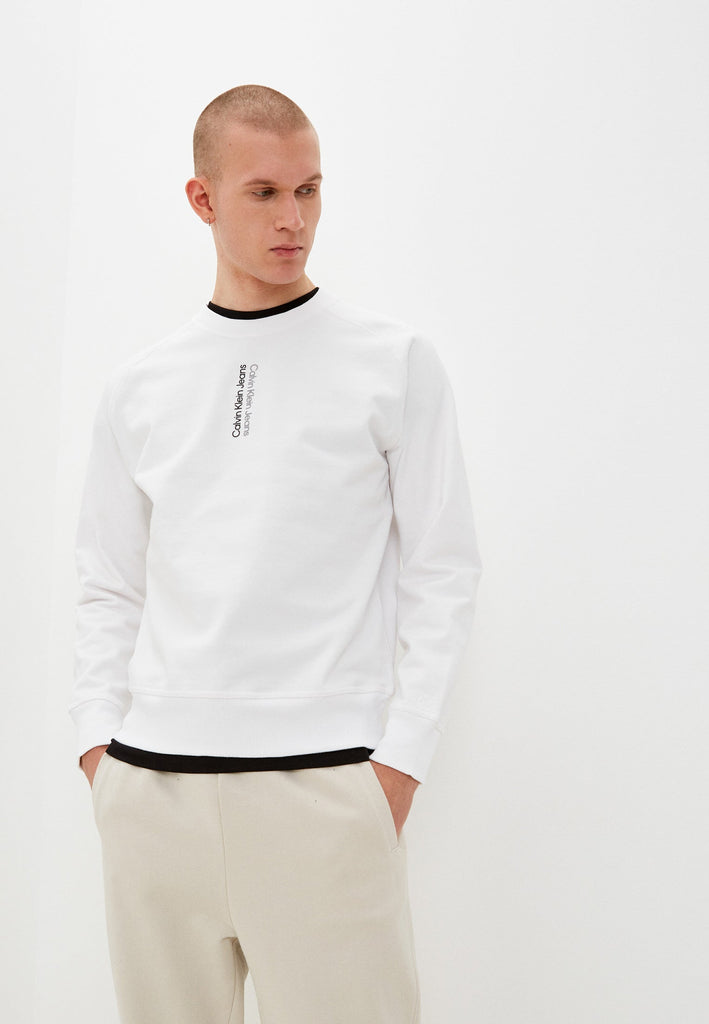 Calvin Klein bijela muška dukserica (J30J320029-YAF) 2