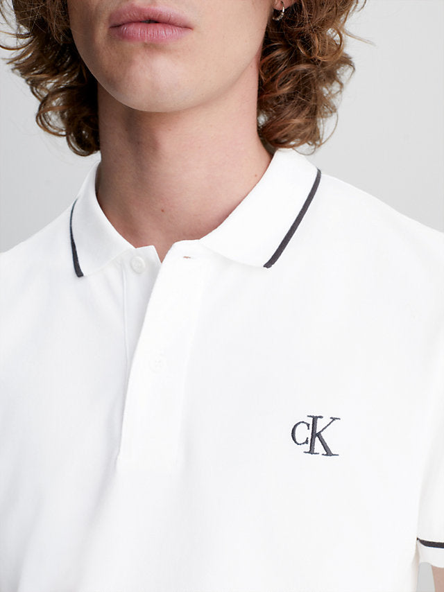 Calvin Klein bijela muška majica (J30J315603-YAF) 3