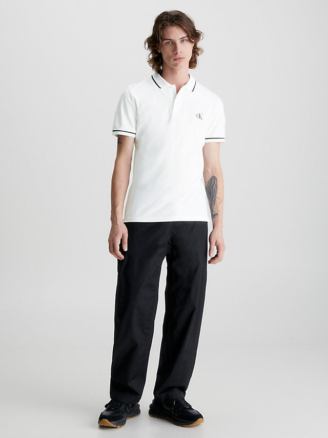 Calvin Klein bijela muška majica (J30J315603-YAF) 4