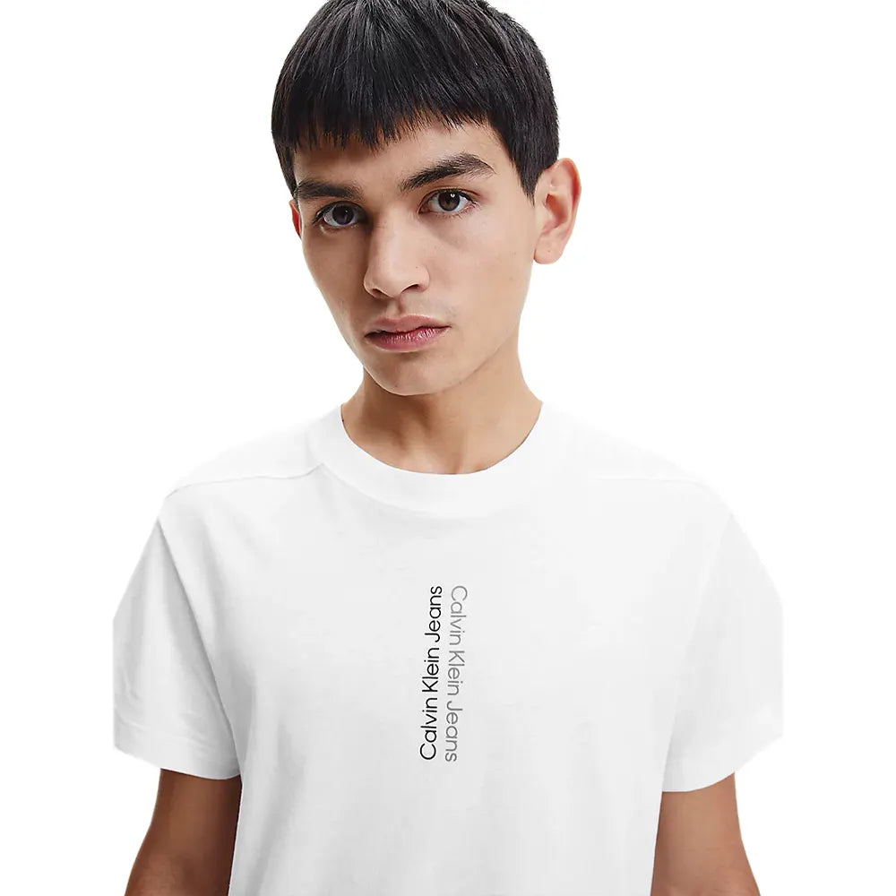 Calvin Klein bijela muška majica (J30J320185-YAF) 2