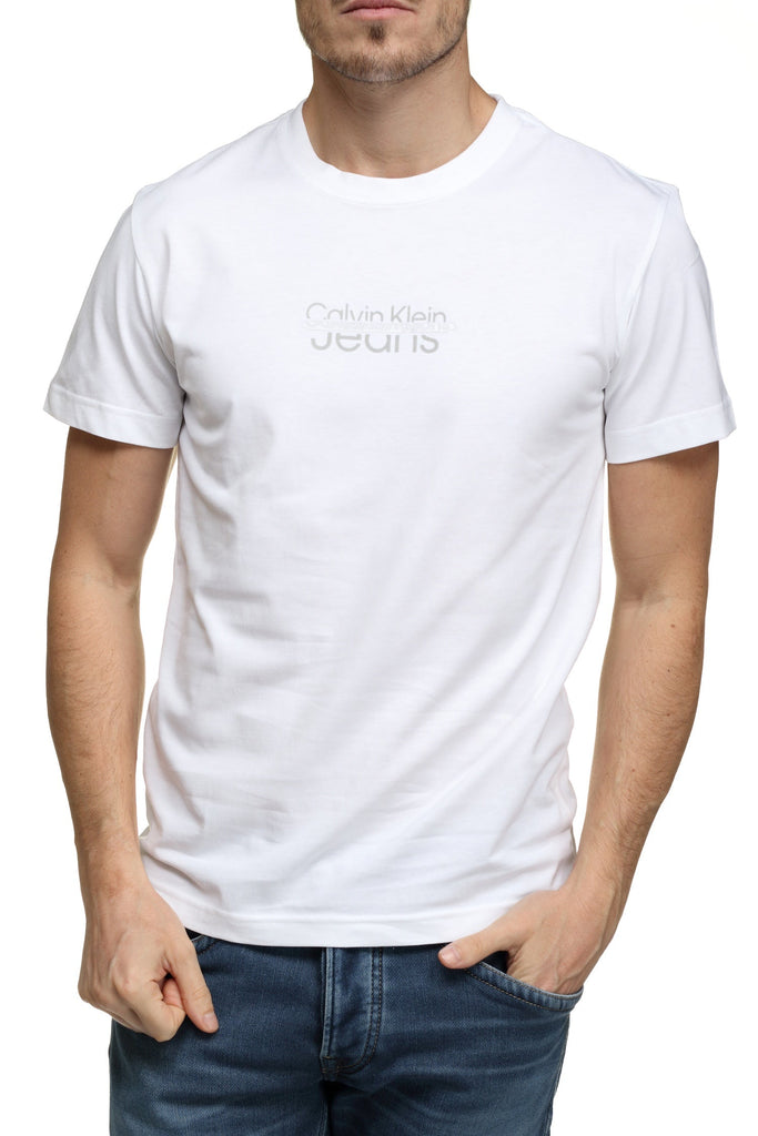 Calvin Klein bijela muška majica (J30J322504-YAF) 1