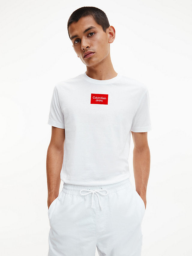 Calvin Klein bijela muška majica (J30J322510-YAF) 1