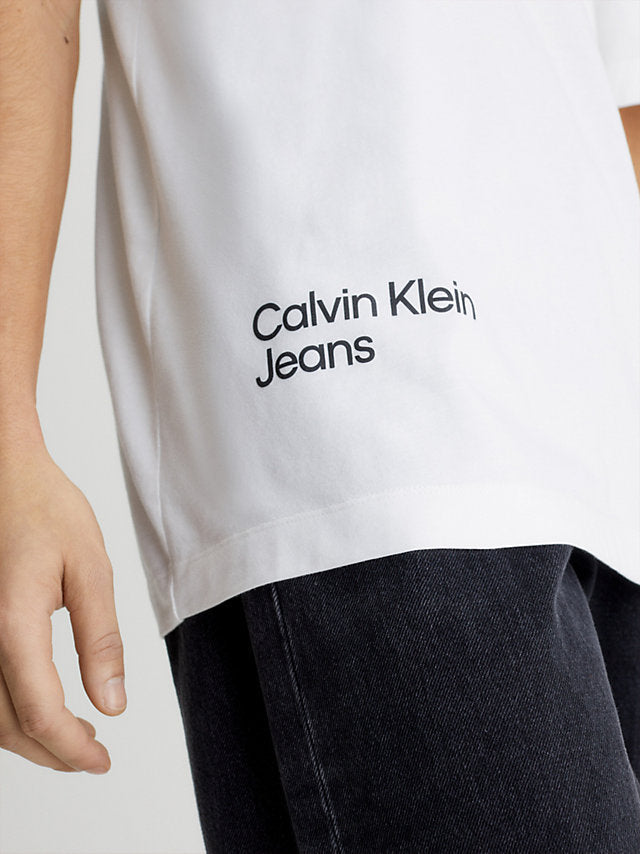 Calvin Klein bijela muška majica (J30J322873-YAF) 3