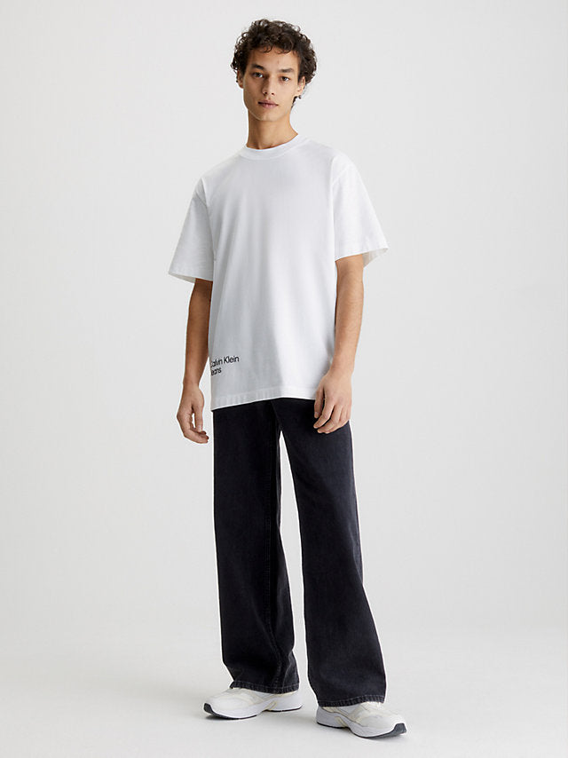 Calvin Klein bijela muška majica (J30J322873-YAF) 4