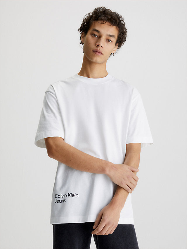 Calvin Klein bijela muška majica (J30J322873-YAF) 1