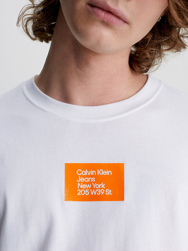 Calvin Klein bijela muška majica (J30J322879-YAF) 4