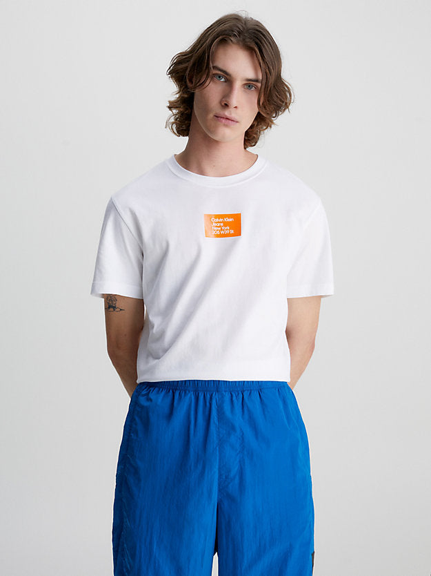 Calvin Klein bijela muška majica (J30J322879-YAF) 1