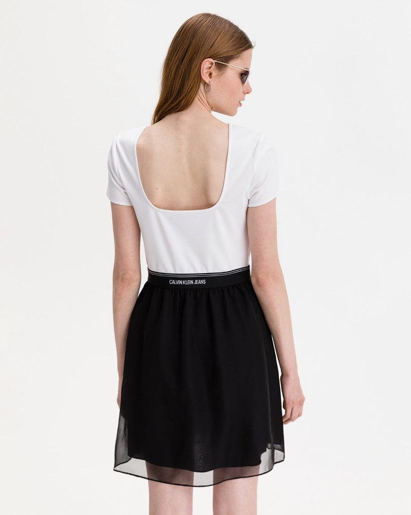 Calvin Klein bijela ženska haljina (J20J215692-YAF) 2