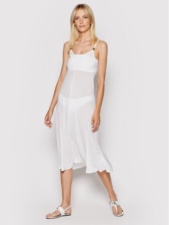 Calvin Klein bijela ženska haljina (KW0KW01352-YCD) 1