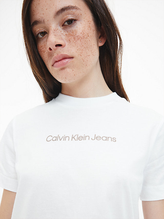 Calvin Klein bijela ženska majica (J20J219918-0K5) 3