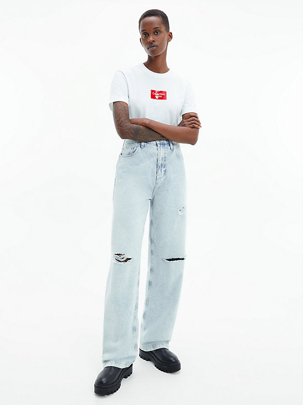 Calvin Klein bijela ženska majica (J20J220274-YAF) 3